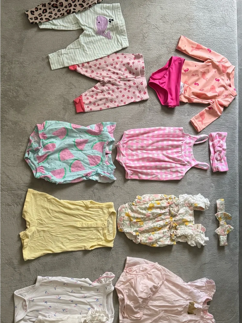 Babygirl clothing bundle sizes 3-6 months